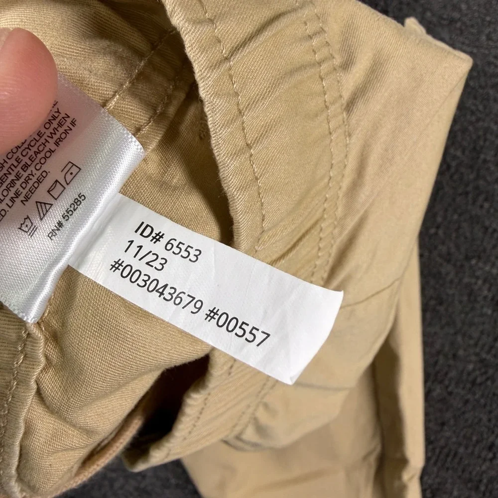 Express Pants Mens XS Jogger Utility Tan Khaki Elastic Waist EUC 003043679